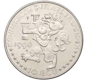 10 экю 1996 года Нидерланды «Якоб ван Кампен» — Фото №2