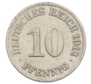 10 пфеннигов 1912 года A Германия — Фото №1