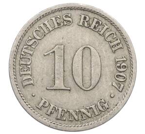 10 пфеннигов 1907 года A Германия — Фото №1