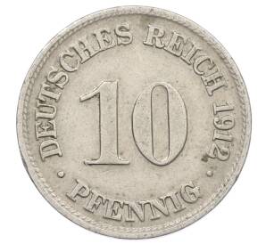 10 пфеннигов 1912 года D Германия — Фото №1