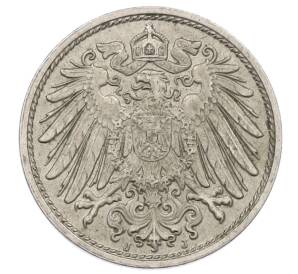 10 пфеннигов 1915 года J Германия — Фото №2