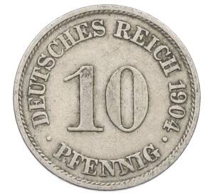 10 пфеннигов 1904 года A Германия — Фото №1