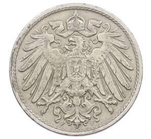 10 пфеннигов 1907 года F Германия — Фото №2