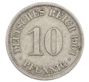 10 пфеннигов 1901 года A Германия — Фото №1