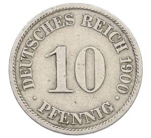 10 пфеннигов 1900 года A Германия — Фото №1