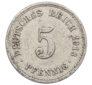 5 пфеннигов 1913 года A Германия — Фото №1