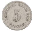Монета 5 пфеннигов 1908 года F Германия (Артикул: M2-89499) — Фото №1