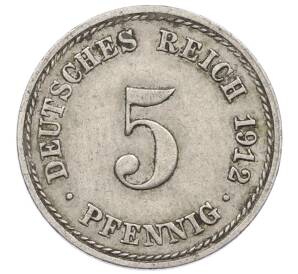 5 пфеннигов 1912 года A Германия — Фото №1