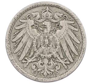 5 пфеннигов 1911 года F Германия — Фото №2