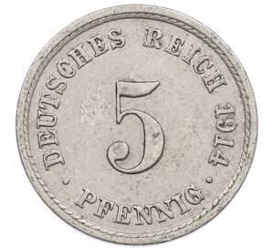 5 пфеннигов 1914 года A Германия — Фото №1