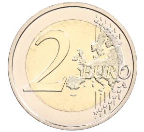 2 евро 2025 года Люксембург «75 лет Декларации Шумана» — Фото №2