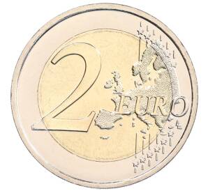 2 евро 2025 года Люксембург «25 лет со дня вступления на престол Великого герцога Анри» — Фото №2