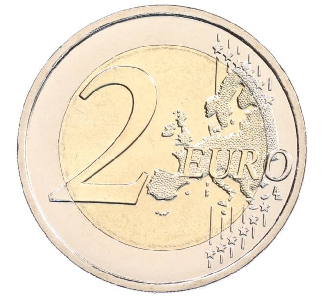 Монета 2 евро 2025 года Люксембург «25 лет со дня вступления на престол Великого герцога Анри» (Артикул: M2-89515) — Фото №2