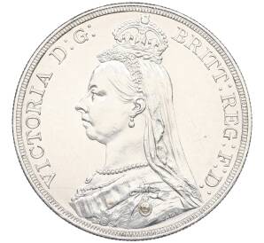 1 крона 1887 года Великобритания — Фото №2