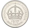 Монета 1 крона 1937 года Австралия (Артикул: K12-66705) — Фото №1