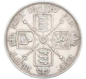 Двойной флорин 1887 года Великобритания — Фото №1