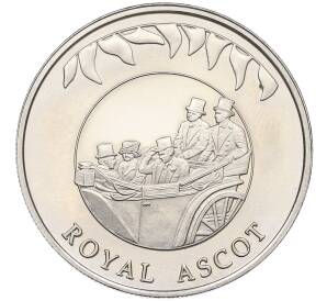 50 пенсов 2002 года Фолклендские острова «50 лет правлению Королевы Елизаветы II — Королева в карете» — Фото №1