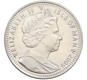 1 крона 2009 года Остров Мэн «40 лет тестовому полету Конкорда» — Фото №2