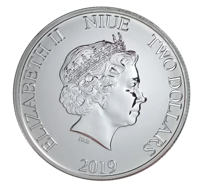 Монета 2 доллара 2019 года Ниуэ — Король Лев (Артикул M2-32421)