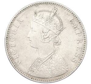 1 рупия 1885 года Британская Индия — Фото №2