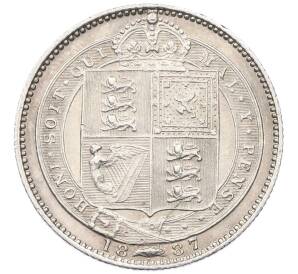 1 шиллинг 1887 года Великобритания — Фото №1