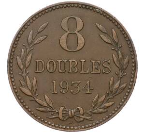 8 дублей 1934 года Гернси — Фото №1