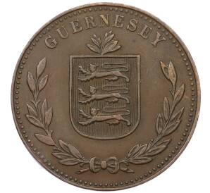 8 дублей 1934 года Гернси — Фото №2