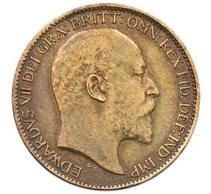 1 фартинг 1903 года Великобритания — Фото №2