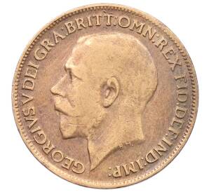 1 фартинг 1915 года Великобритания — Фото №2