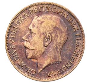 1 фартинг 1918 года Великобритания — Фото №2