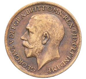 1 фартинг 1920 года Великобритания — Фото №2