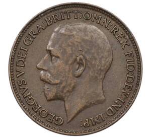 1 фартинг 1925 года Великобритания — Фото №2