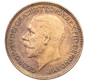 1 фартинг 1929 года Великобритания — Фото №2