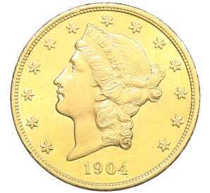 20 долларов 1904 года США — Фото №1