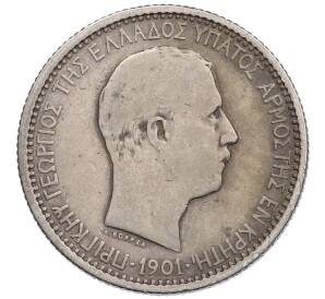 2 драхмы 1901 года Крит — Фото №1