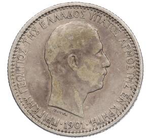 2 драхмы 1901 года Крит — Фото №1