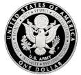 Монета 1 доллар 2011 года P США «Армия США» (Артикул: M2-89516) — Фото №2
