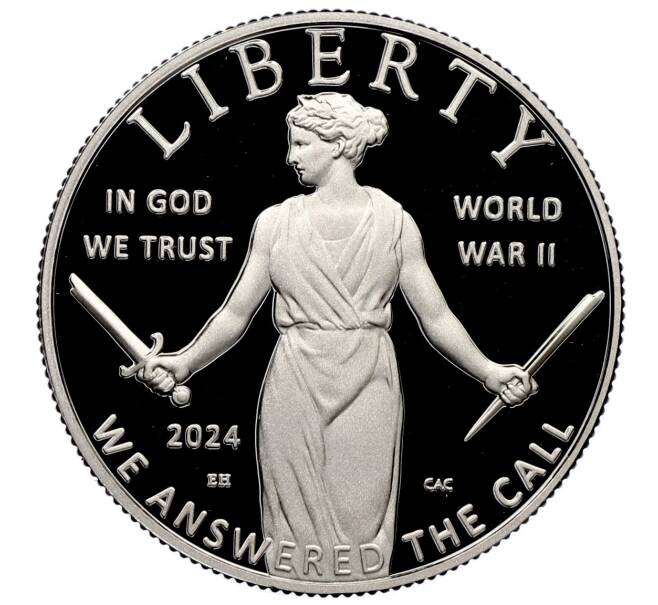 Монета 1/2 доллара (50 центов) 2024 года S США «Великое поколение» (Артикул: M2-89534) — Фото №2