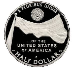 1/2 доллара (50 центов) 2019 года S США «100 лет американскому легиону» — Фото №2