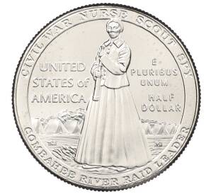 1/2 доллара (50 центов) 2024 года D США «Гарриет Табмен» — Фото №1