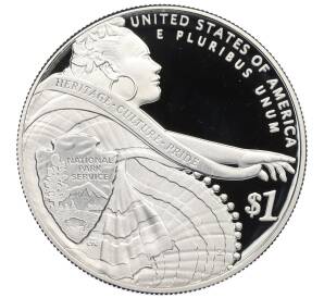 1 доллар 2016 года P США «100 лет Службе национальных парков США» — Фото №1