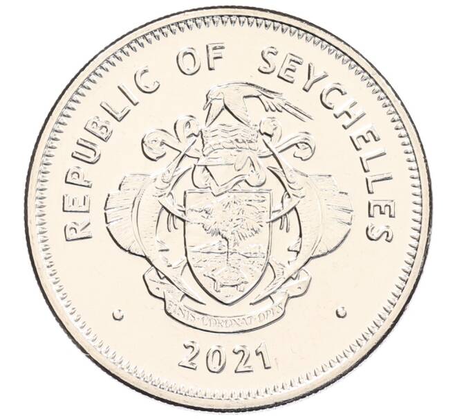 Монета 1 рупия 2021 года Сейшелы (Артикул: K12-67743) — Фото №2