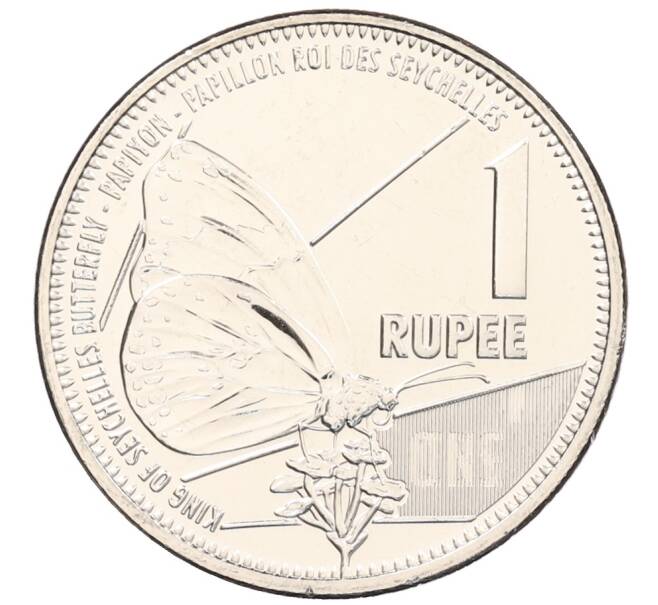 Монета 1 рупия 2021 года Сейшелы (Артикул: K12-67744) — Фото №1