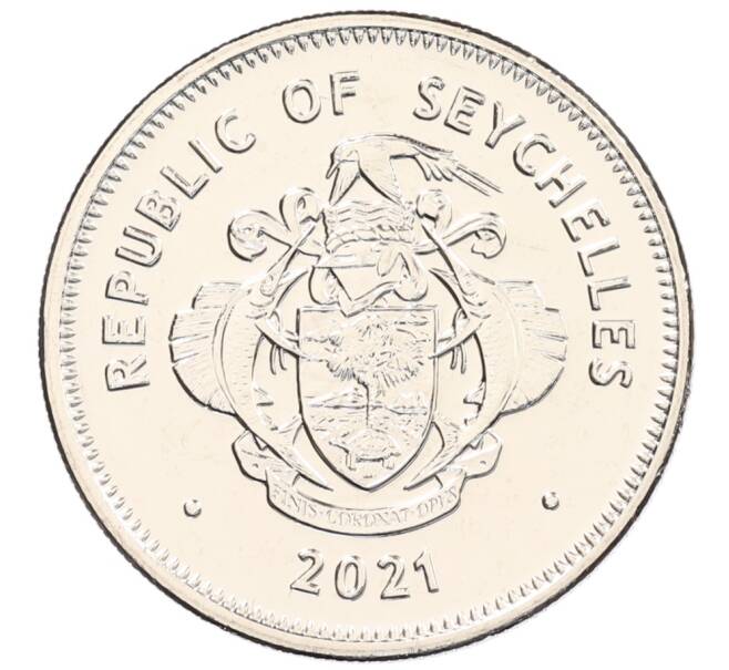Монета 1 рупия 2021 года Сейшелы (Артикул: K12-67744) — Фото №2