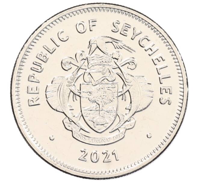 Монета 1 рупия 2021 года Сейшелы (Артикул: K12-67746) — Фото №2