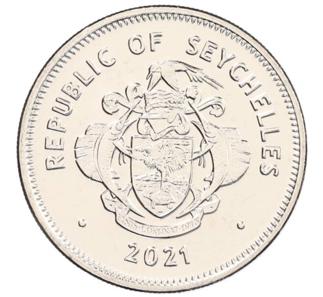Монета 1 рупия 2021 года Сейшелы (Артикул: K12-67747) — Фото №2