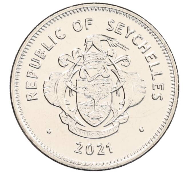 Монета 1 рупия 2021 года Сейшелы (Артикул: K12-67748) — Фото №2