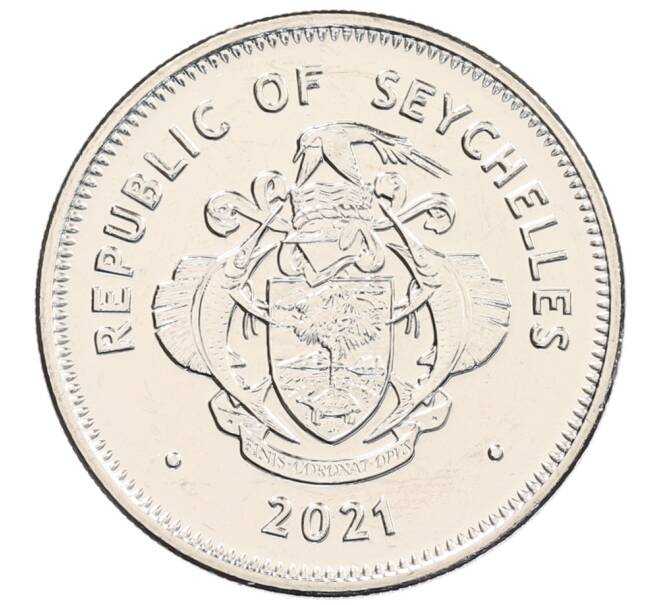 Монета 1 рупия 2021 года Сейшелы (Артикул: K12-67749) — Фото №2