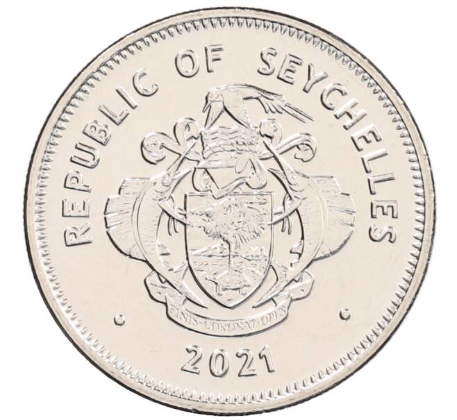 Монета 1 рупия 2021 года Сейшелы (Артикул: K12-67751) — Фото №2