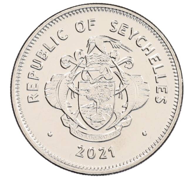 Монета 1 рупия 2021 года Сейшелы (Артикул: K12-67753) — Фото №2